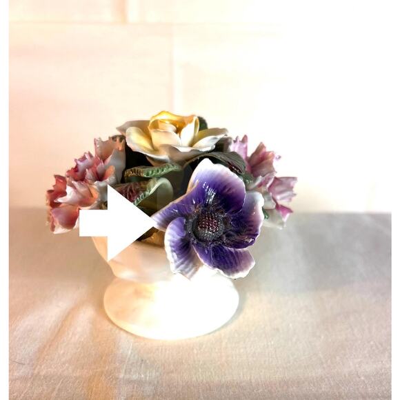 Vintage Royal Stratford Fine Bone China Flower Bouquet~Hand Painted~England - Picture 5 of 6